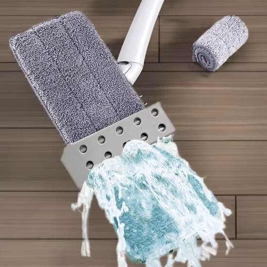 Labor Saving Kitchen Magic Flat Floor Cleaning Set Mop with Bucket