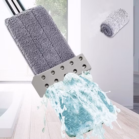Labor Saving Kitchen Magic Flat Floor Cleaning Set Mop with Bucket