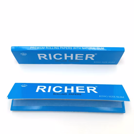 Paquete personalizado de papel de liar Ricer Papersmoking 13GSM