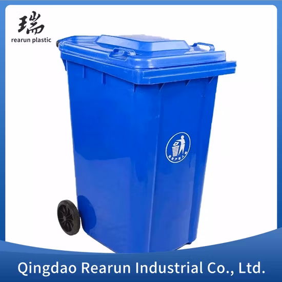 Bote de basura al aire libre del color múltiple del HDPE de 240L 660L con vida resistente a la intemperie